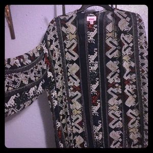 A bongo kimono multi colored!